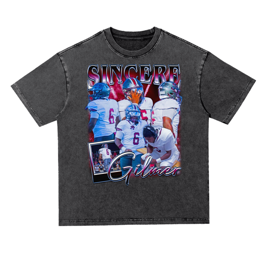 Sincere Gilmer Oversized Acid wash T-shirt
