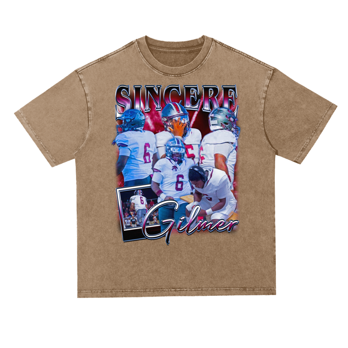 Sincere Gilmer Oversized Acid wash T-shirt