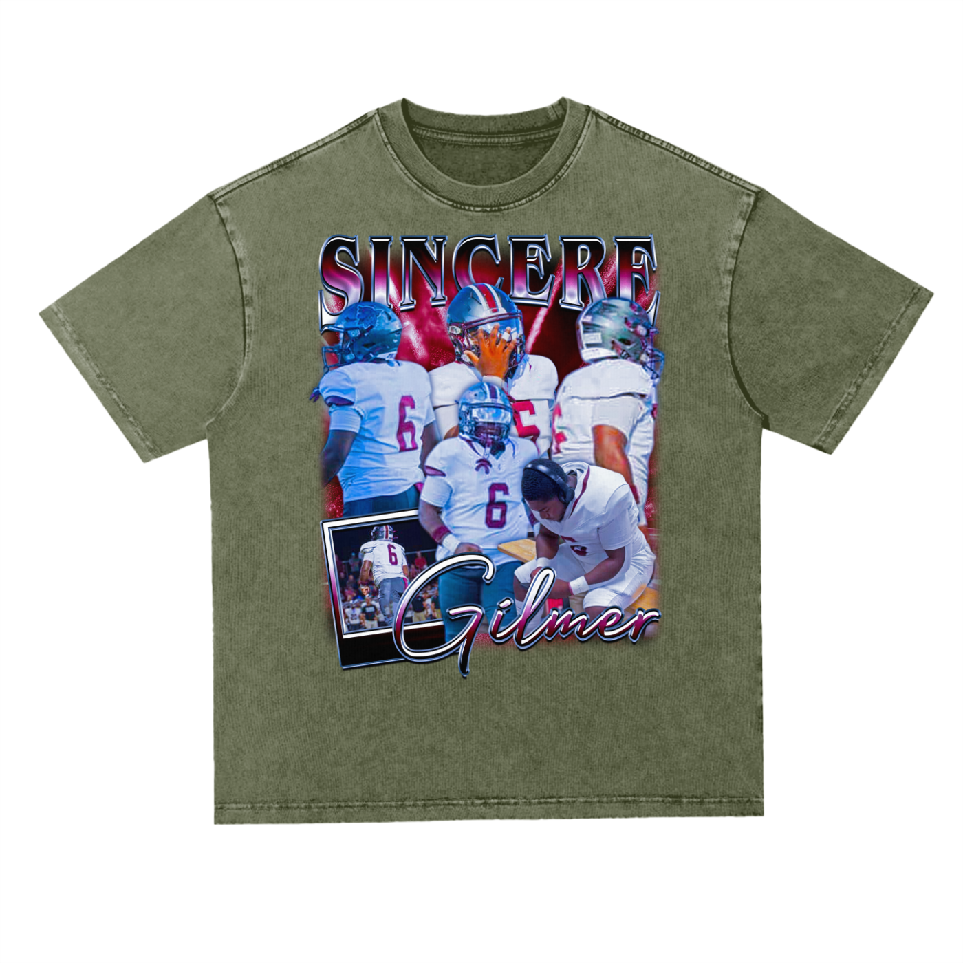 Sincere Gilmer Oversized Acid wash T-shirt
