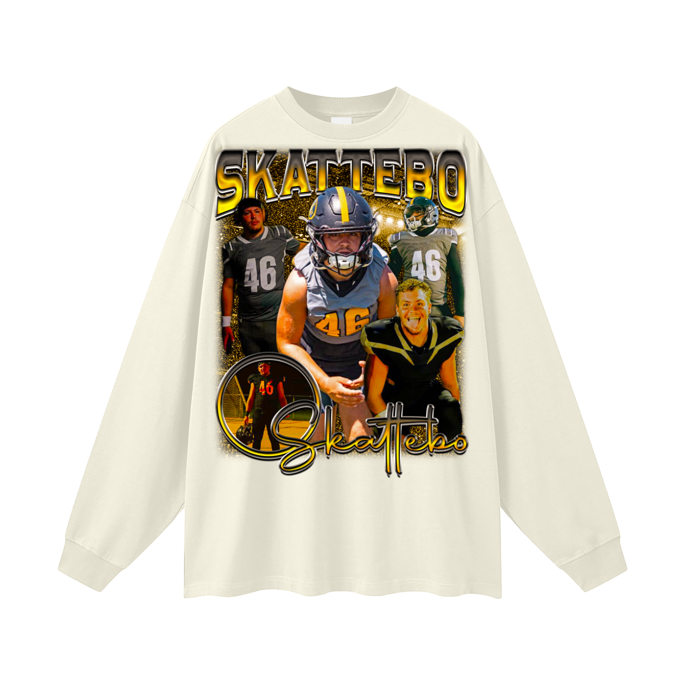 Skattebo Oversized Long Sleeve Tee