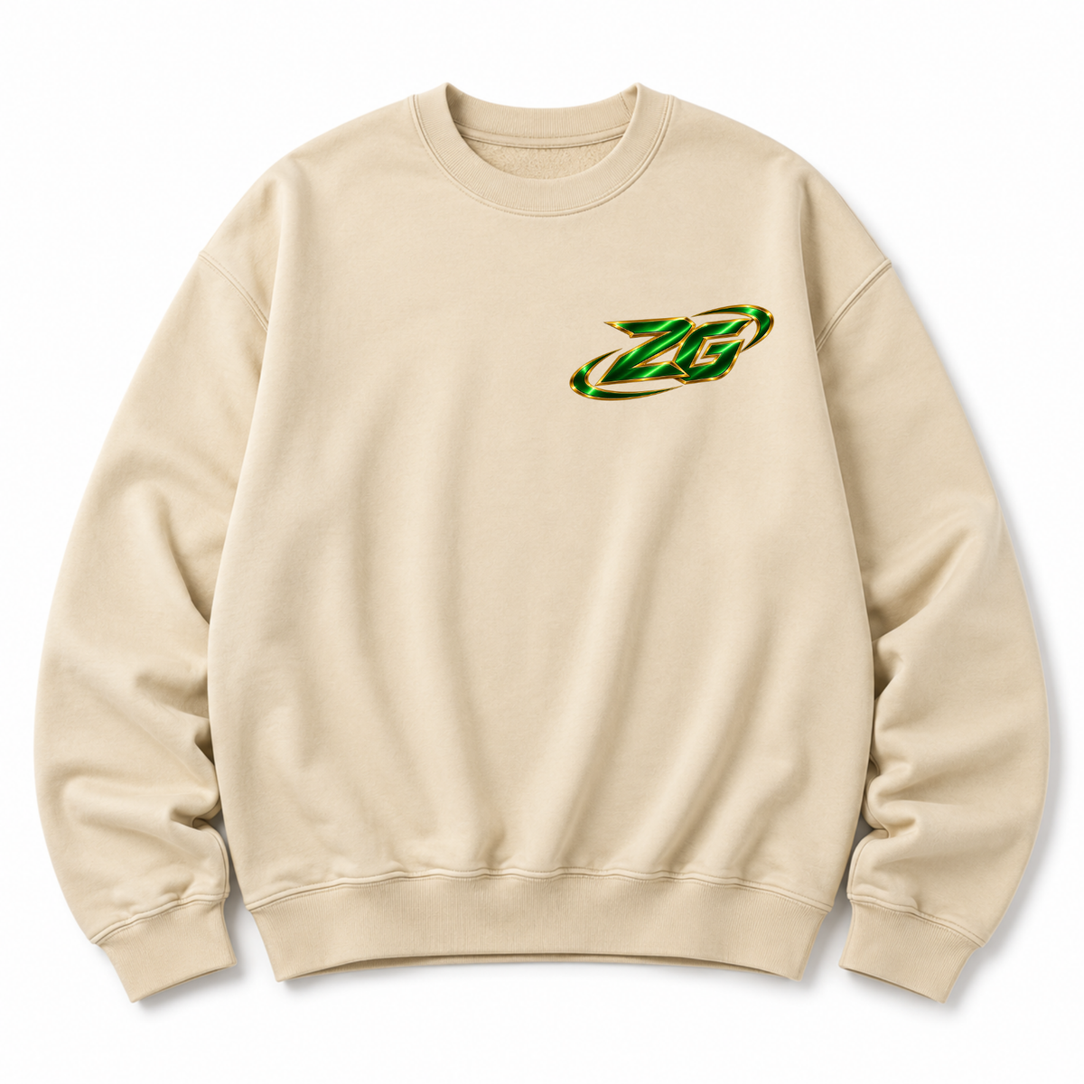Zorrion Green Heavyweight Crewneck Sweatshirt