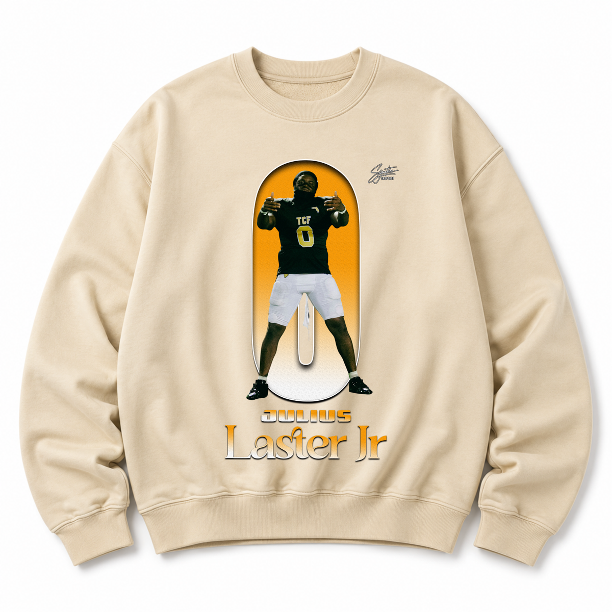 Julius Laster Jr Heavyweight Crewneck Sweatshirt