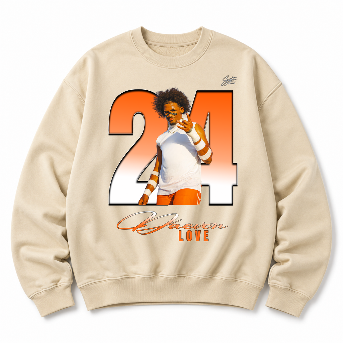 Daevon love Heavyweight Crewneck Sweatshirt