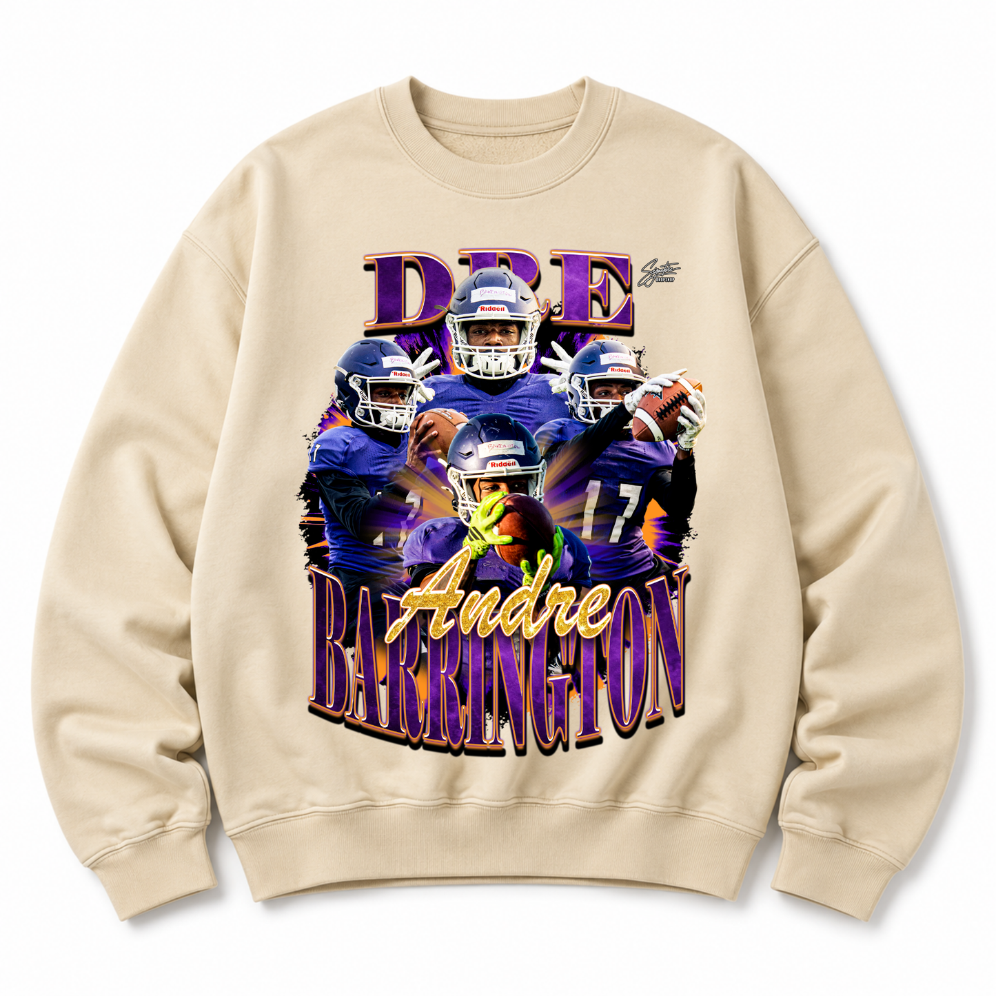 Andre Barrington Heavyweight Crewneck Sweatshirt