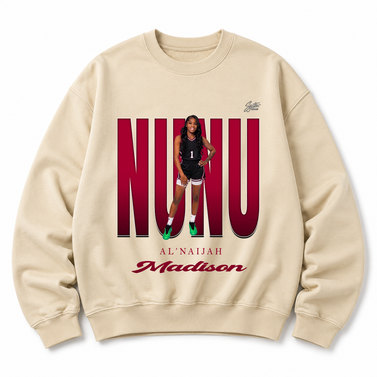 Al’naijah Madison Heavyweight Crewneck Sweatshirt