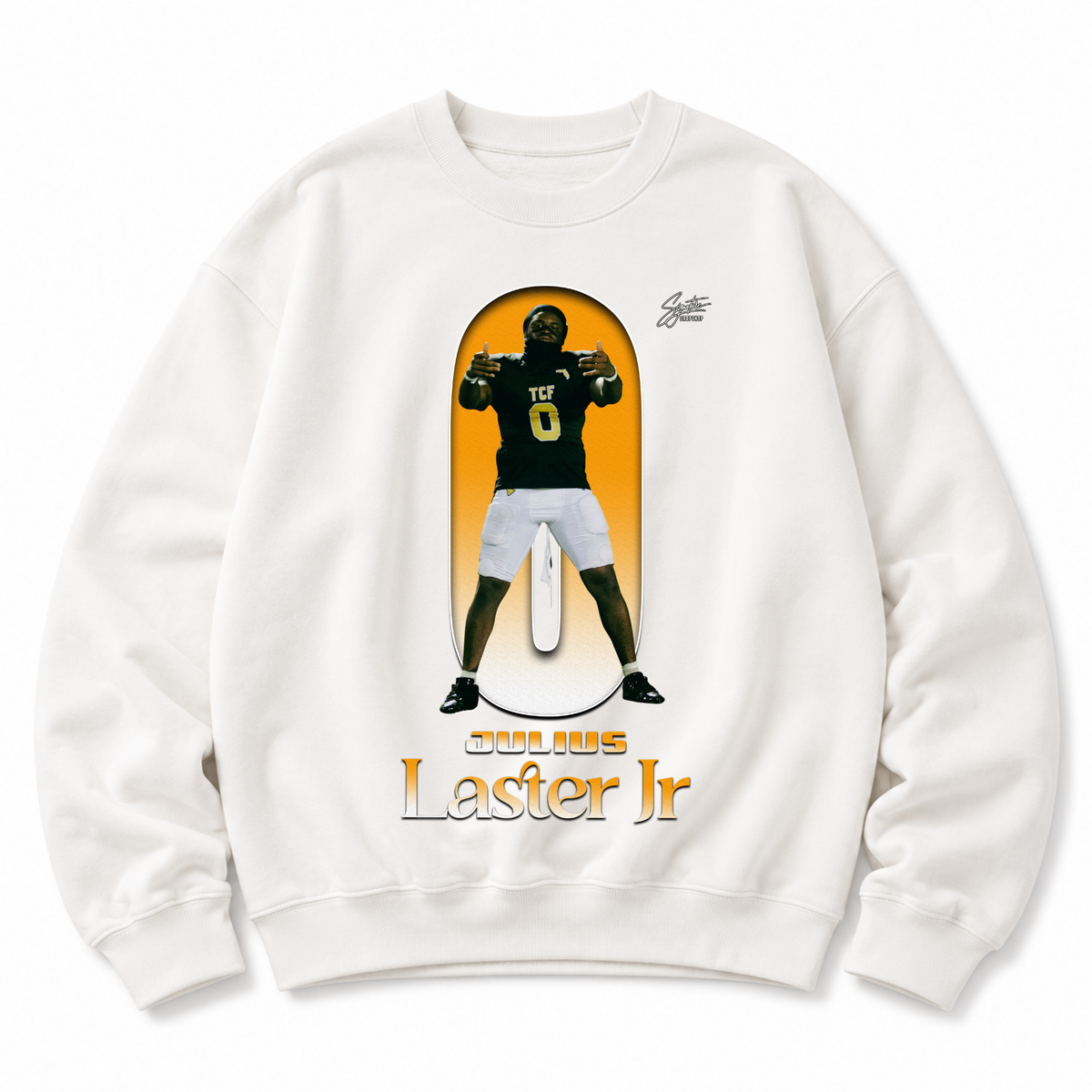 Julius Laster Jr Heavyweight Crewneck Sweatshirt