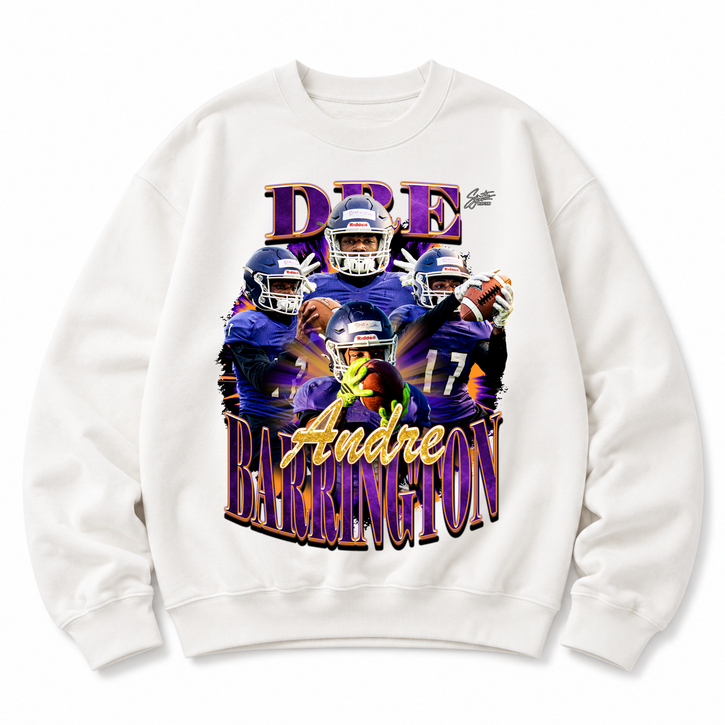 Andre Barrington Heavyweight Crewneck Sweatshirt