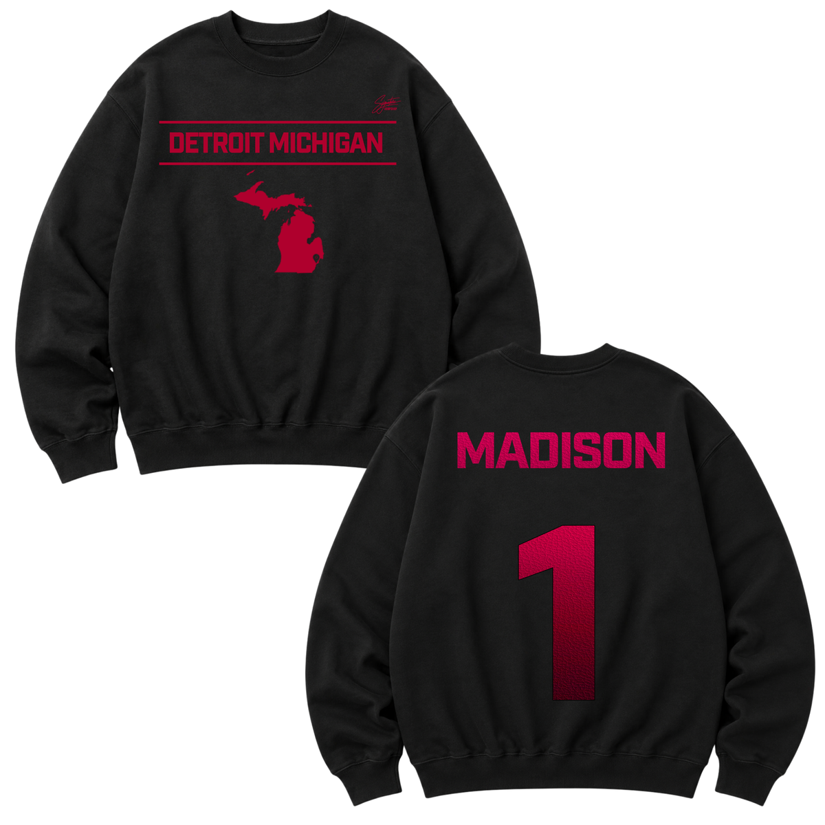Al’naijah Madison Heavyweight Crewneck Sweatshirt