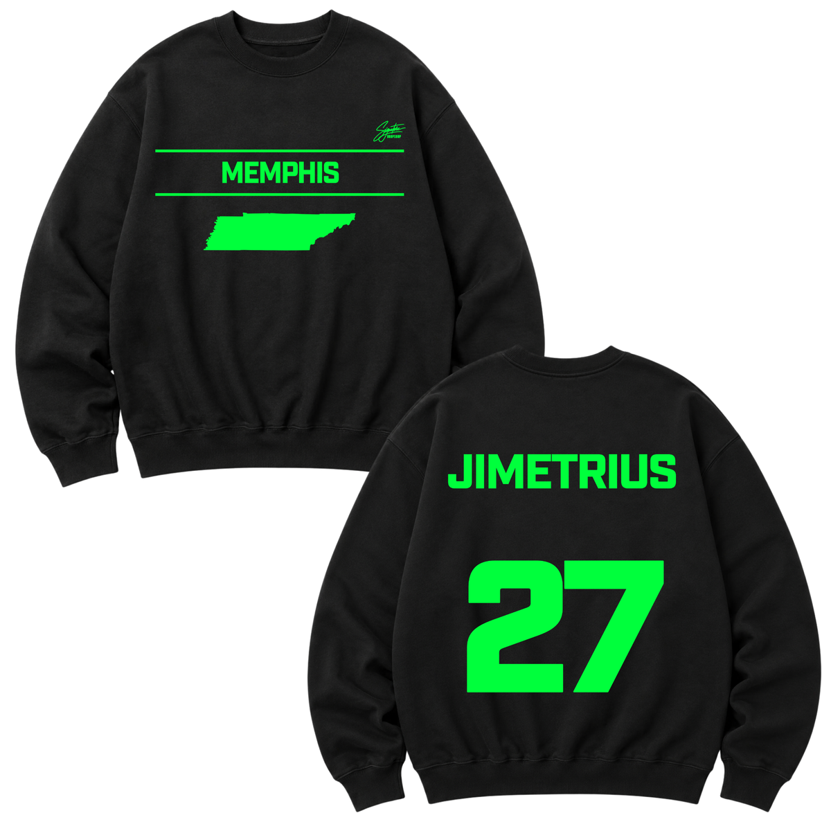 Jimetrius Akins Heavyweight Crewneck Sweatshirt