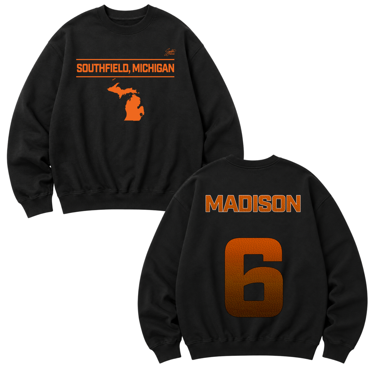 Aidan Madison Heavyweight Crewneck Sweatshirt