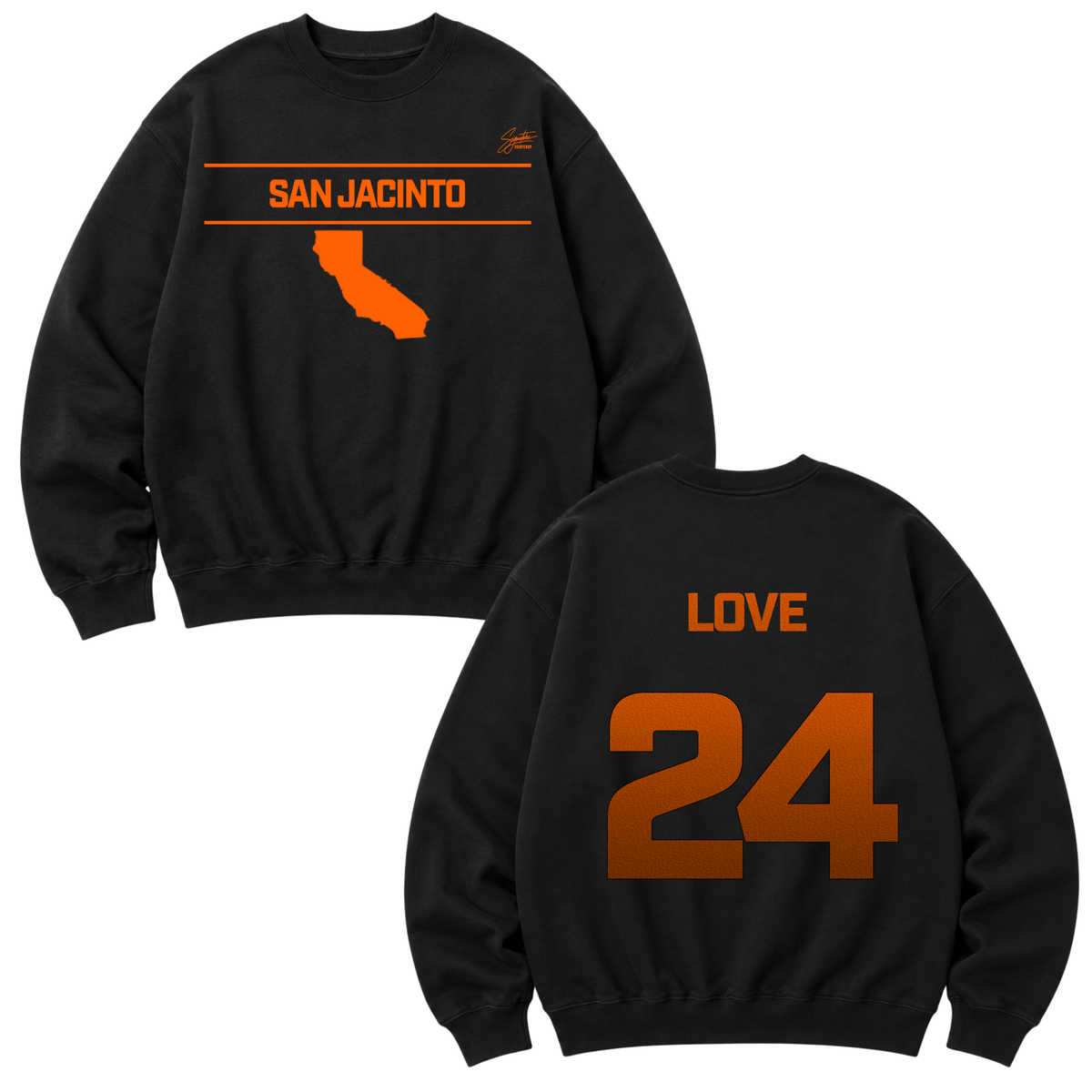 Daevon love Heavyweight Crewneck Sweatshirt