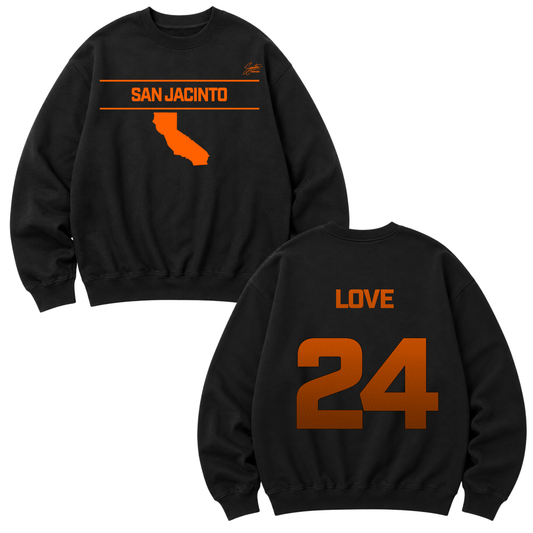 Daevon love Heavyweight Crewneck Sweatshirt