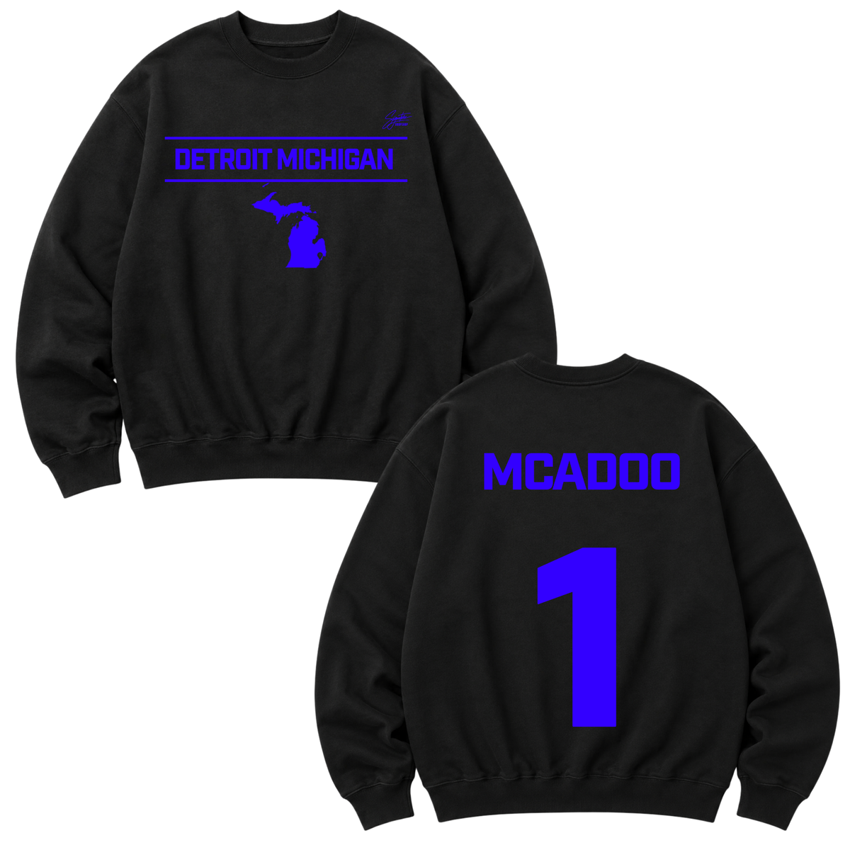 Azir McAdoo Heavyweight Crewneck Sweatshirt