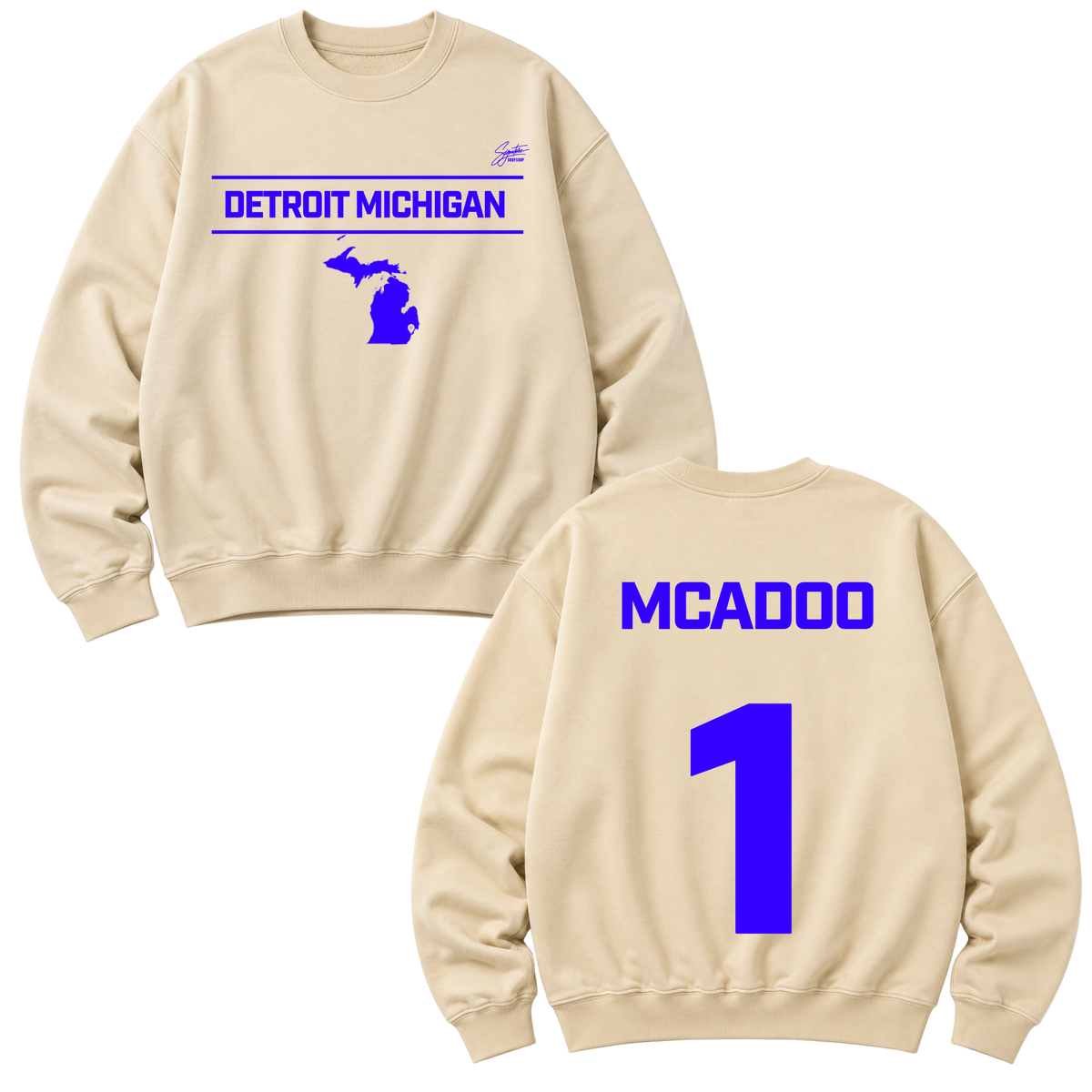 Azir McAdoo Heavyweight Crewneck Sweatshirt