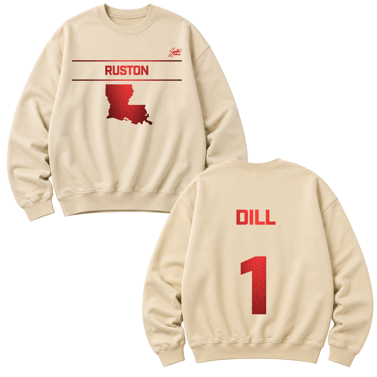Dillon Gray Heavyweight Crewneck Sweatshirt