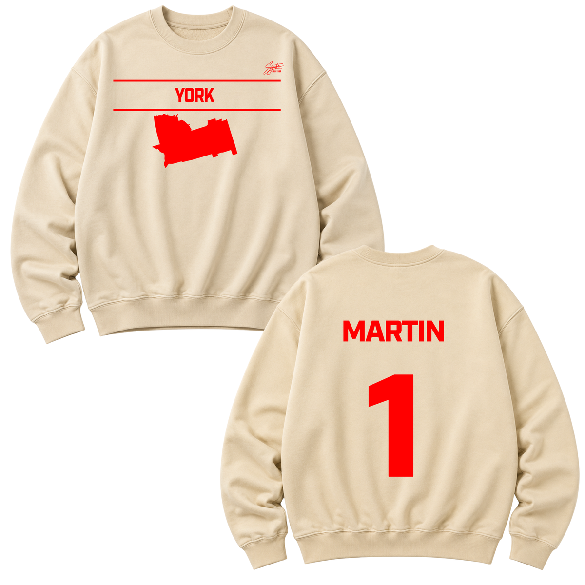 Demonte Martin Heavyweight Crewneck Sweatshirt