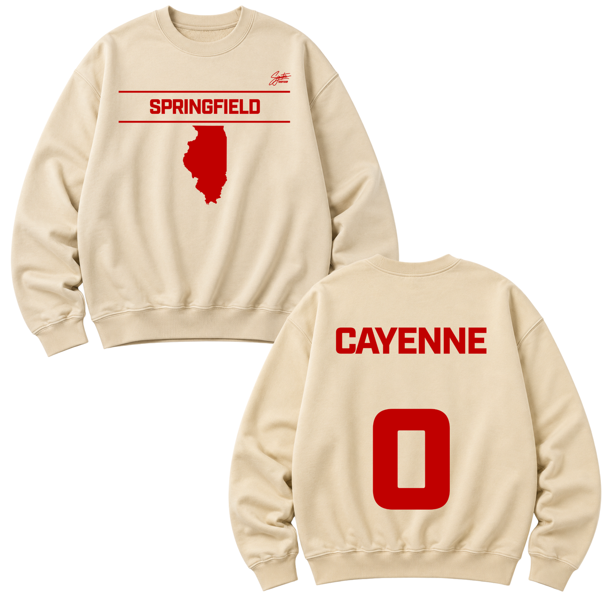Cayenne Mcelya Heavyweight Crewneck Sweatshirt