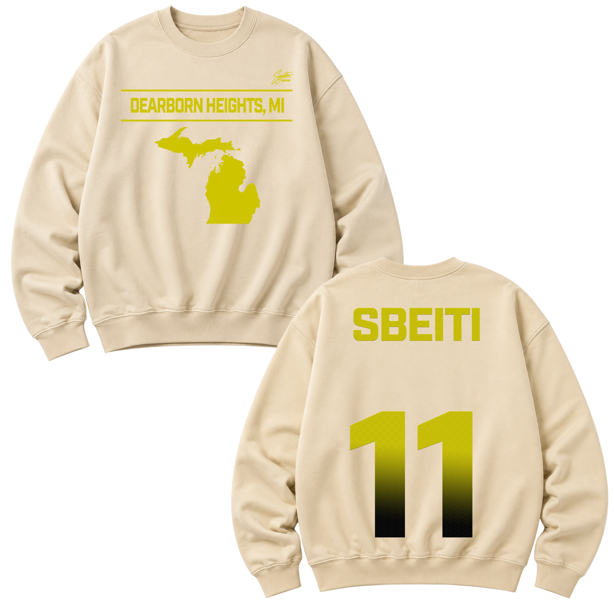 Hussein Sbeiti  Heavyweight Crewneck Sweatshirt