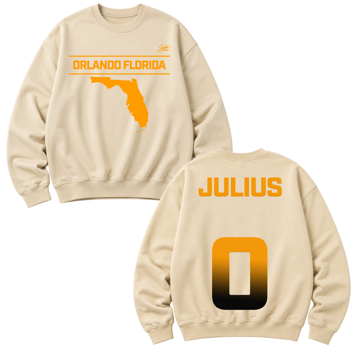 Julius Laster Jr Heavyweight Crewneck Sweatshirt