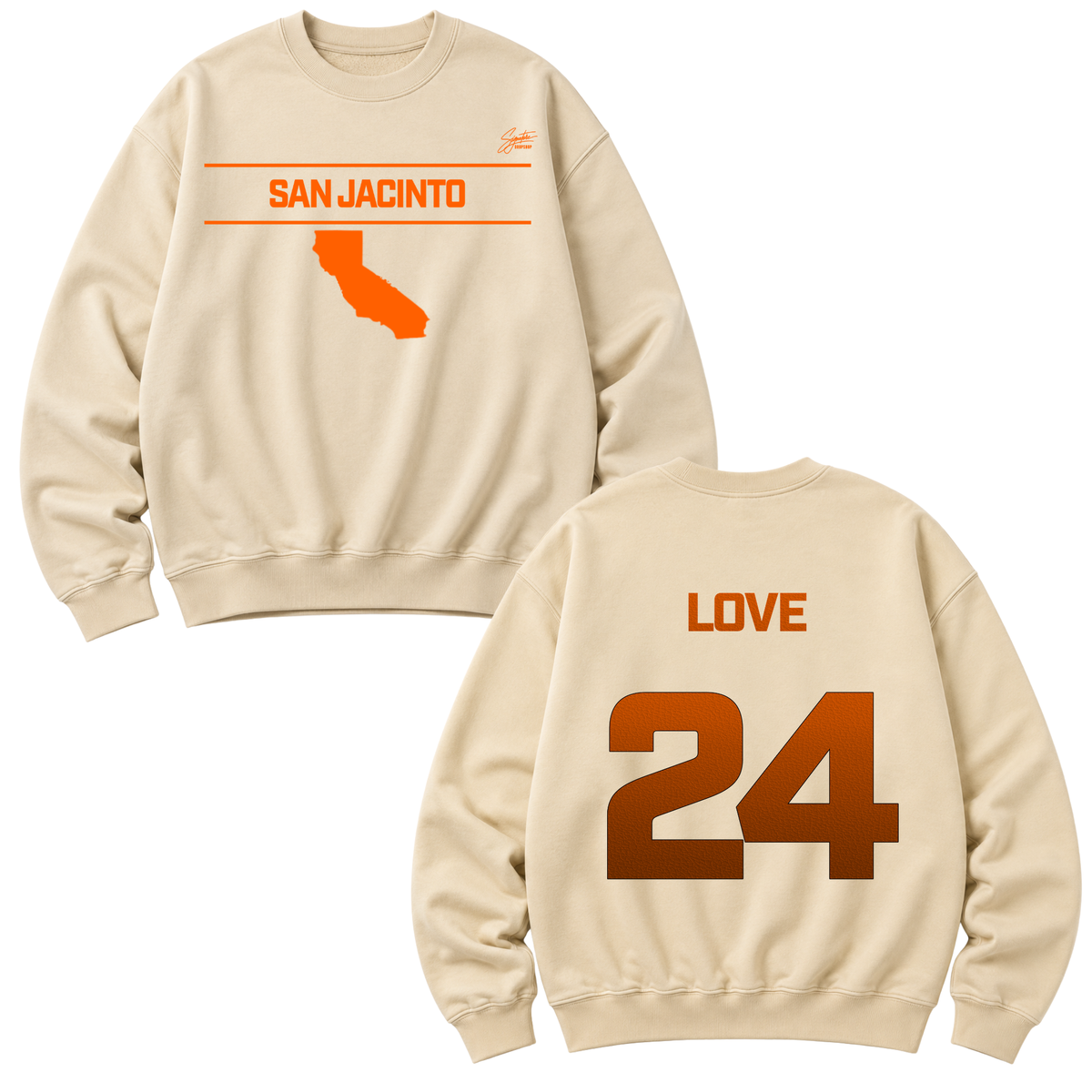Daevon love Heavyweight Crewneck Sweatshirt