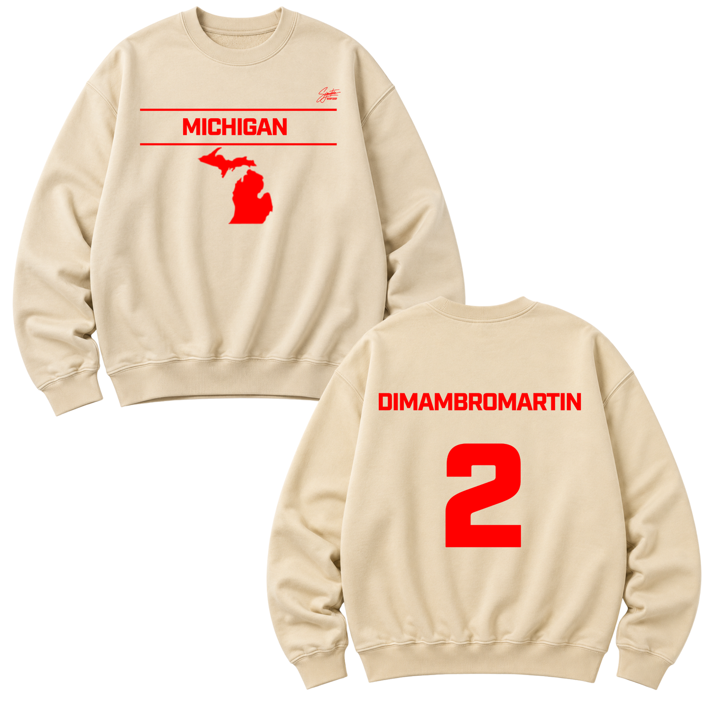 Bruce Dimambromartin Heavyweight Crewneck Sweatshirt