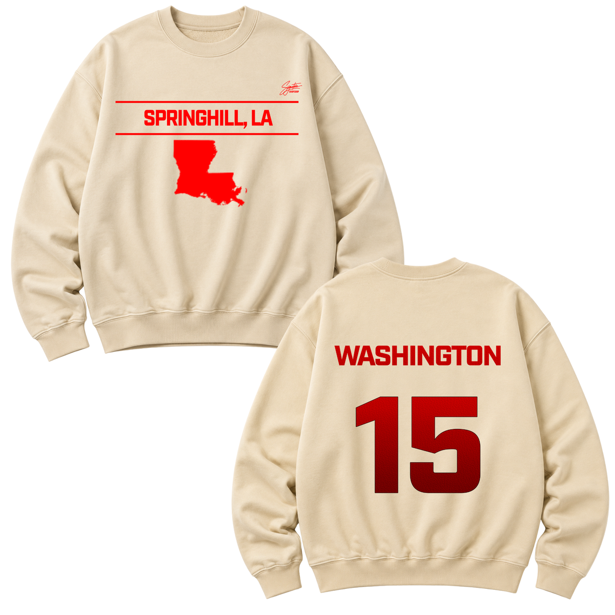 Jeremiah Washington Heavyweight Crewneck Sweatshirt