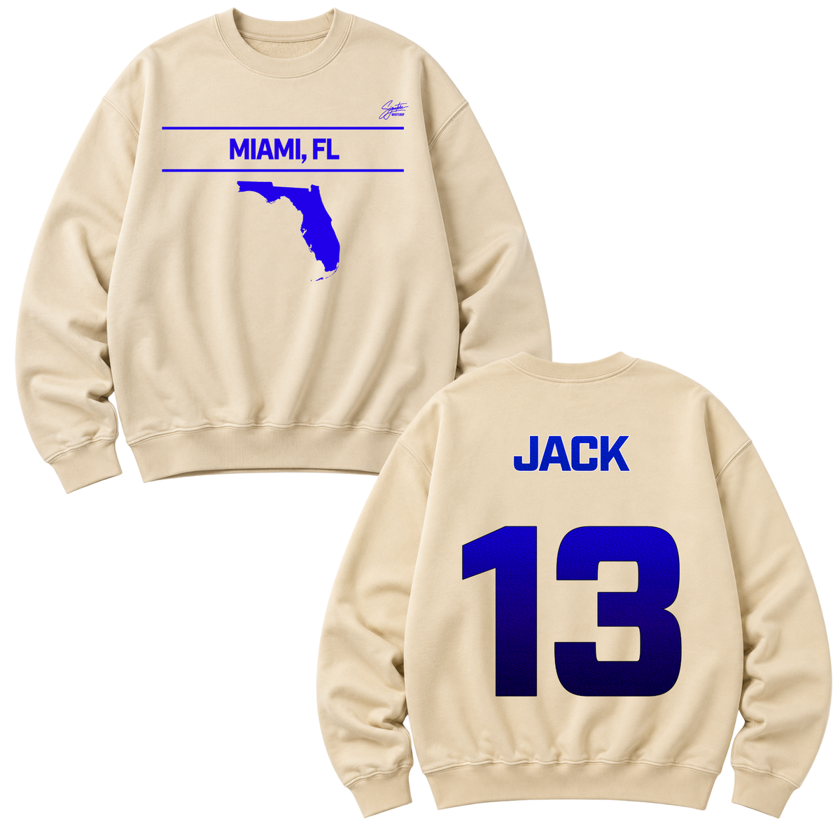Tre Jack Heavyweight Crewneck Sweatshirt