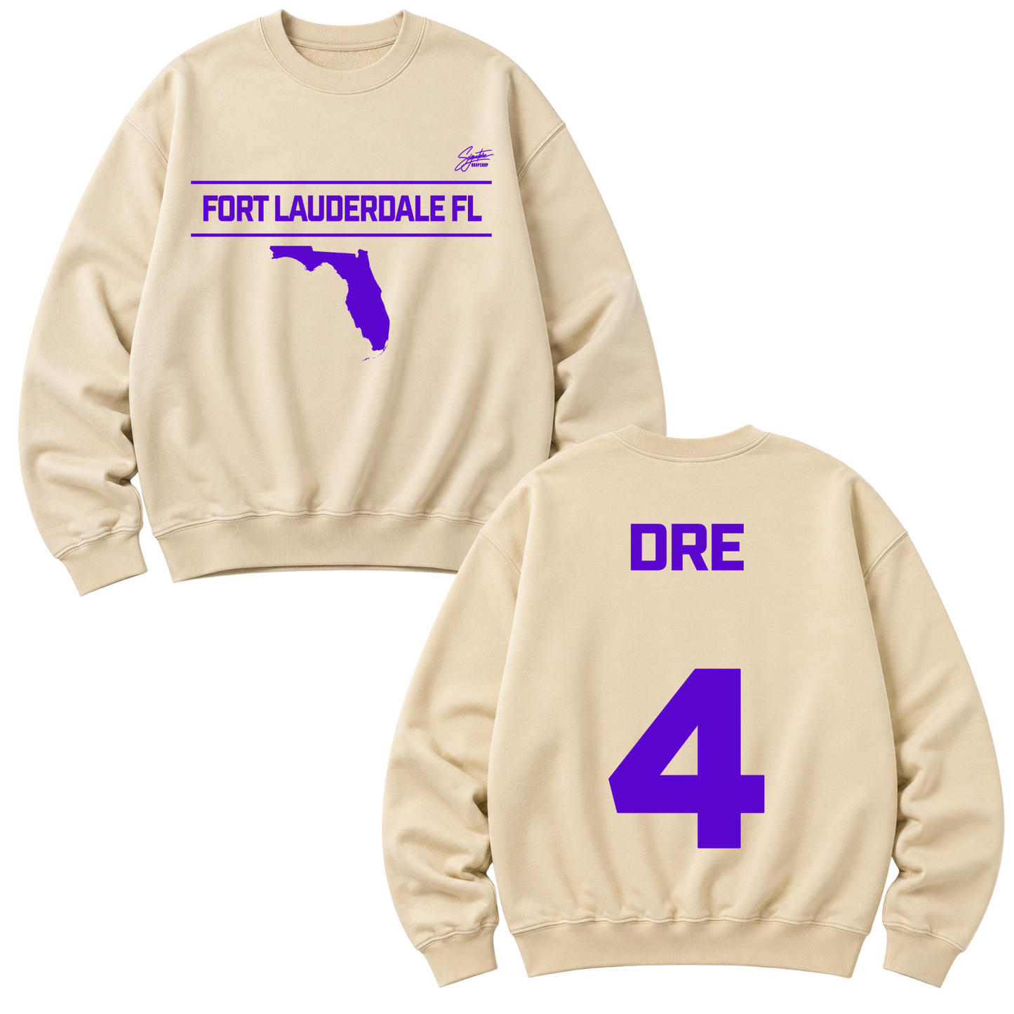 Andre Barrington Heavyweight Crewneck Sweatshirt