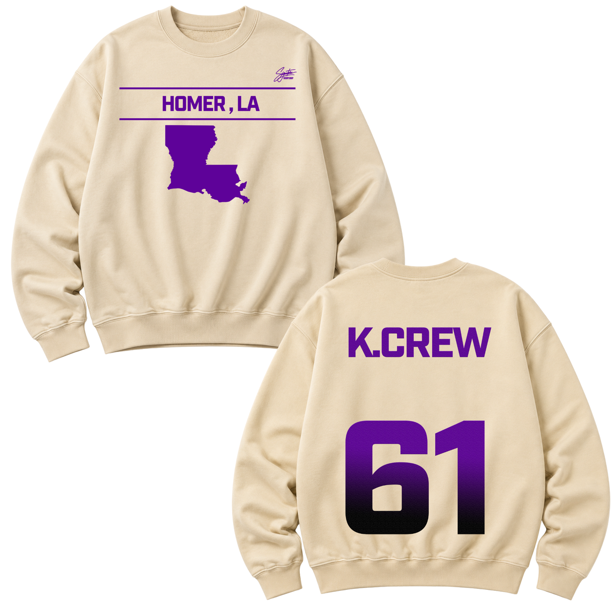 Karson Crew Heavyweight Crewneck Sweatshirt