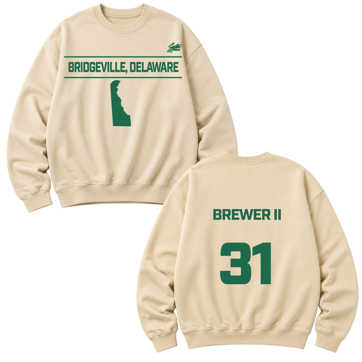 Michael Brewer II Heavyweight Crewneck Sweatshirt