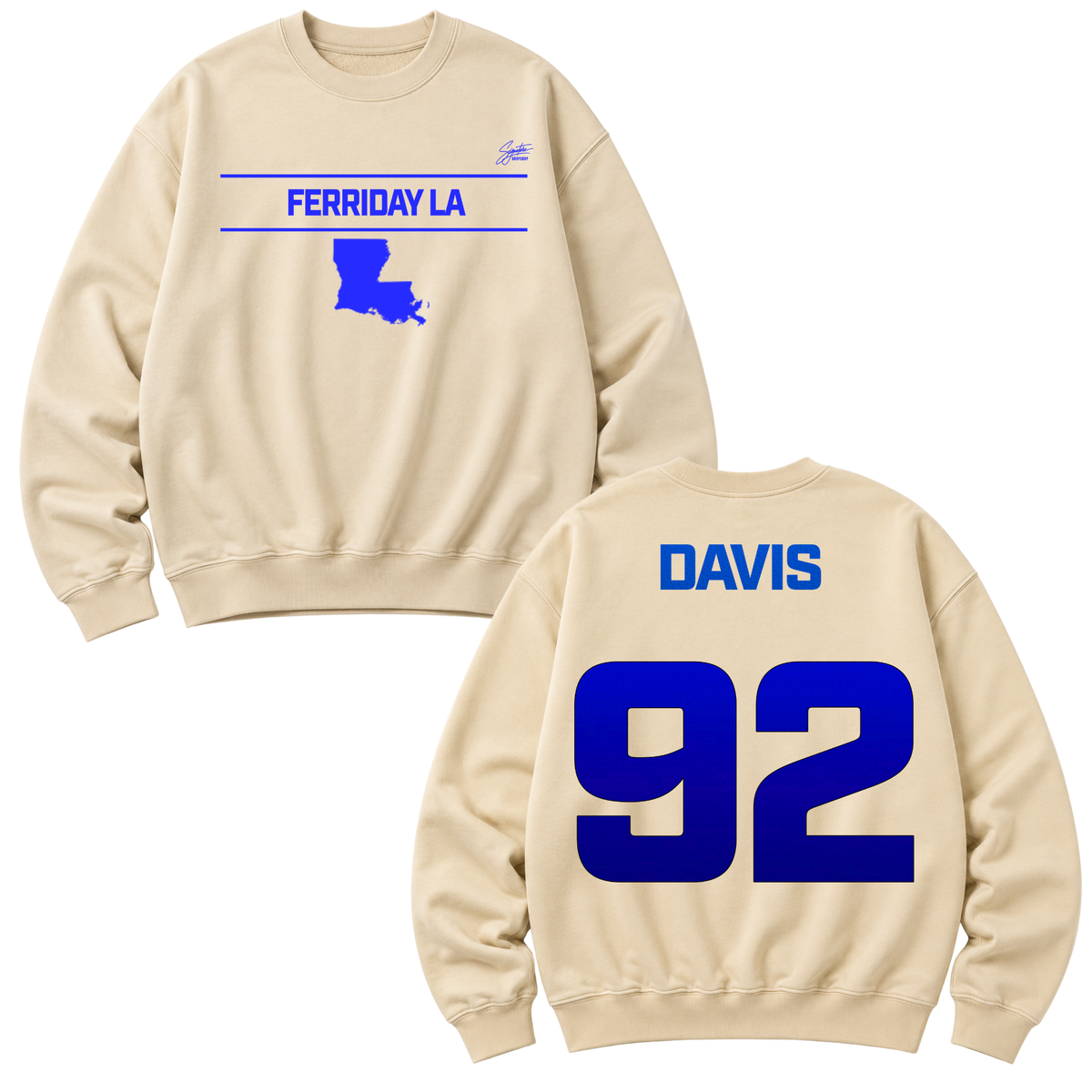 Christian Davis Heavyweight Crewneck Sweatshirt