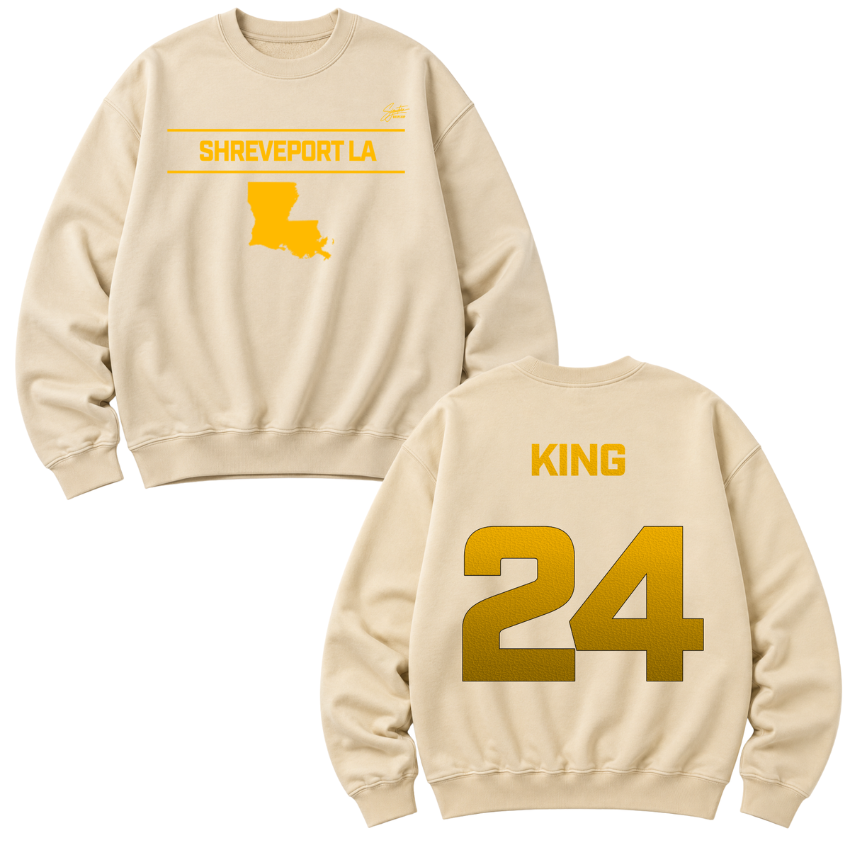 JaTreyviel King Heavyweight Crewneck Sweatshirt