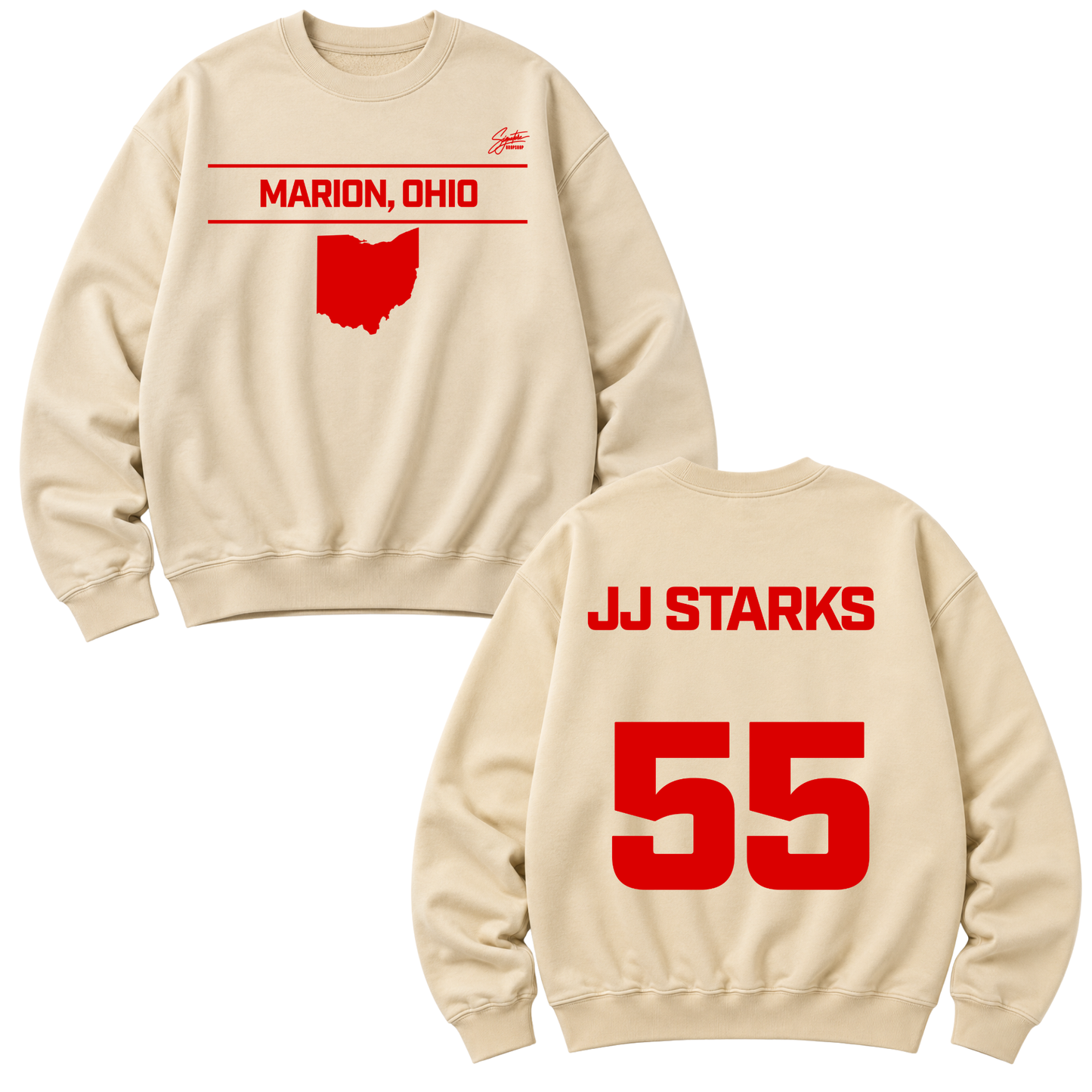 Jamarie “JJ” Starks Heavyweight Crewneck Sweatshirt