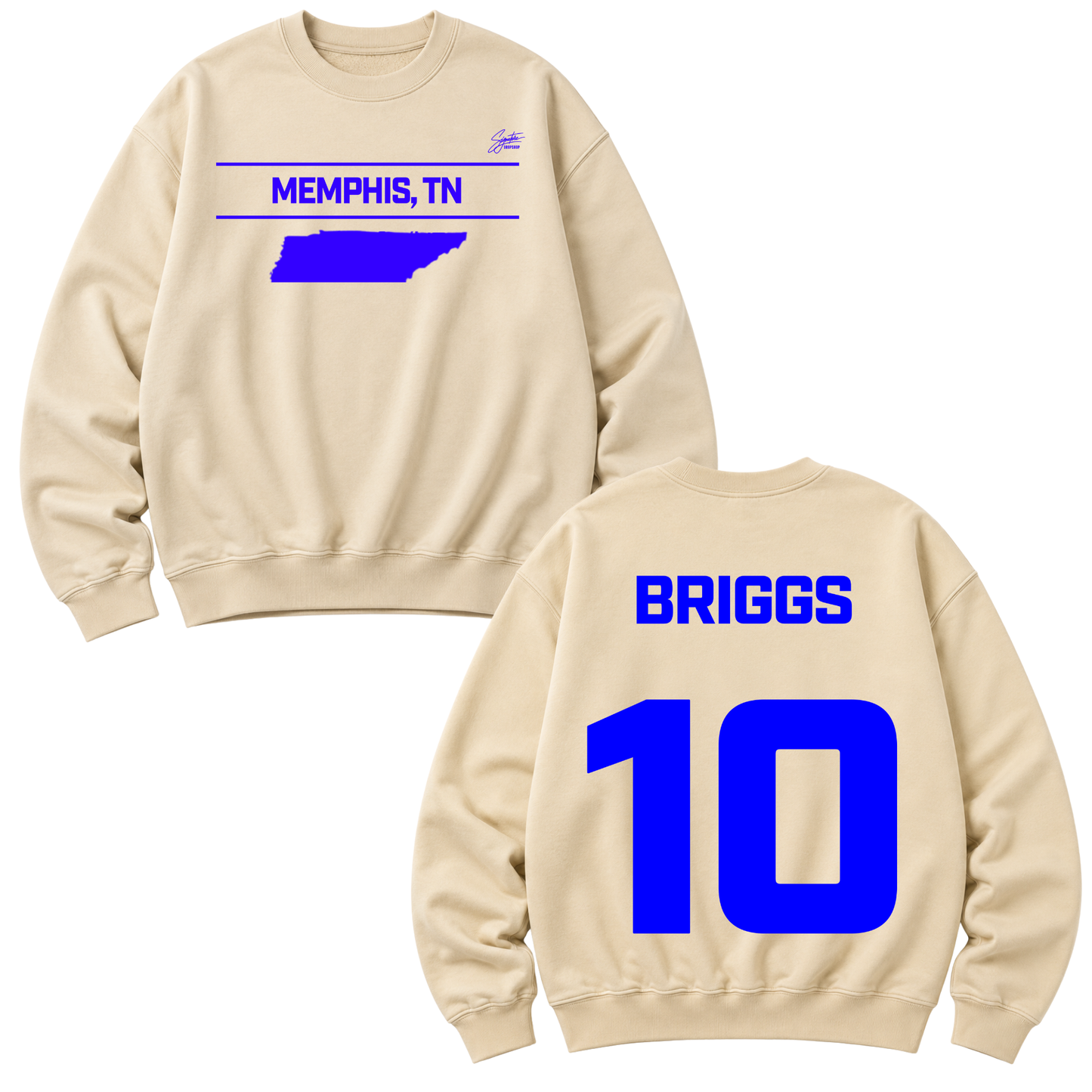 DeUndre Briggs Heavyweight Crewneck Sweatshirt
