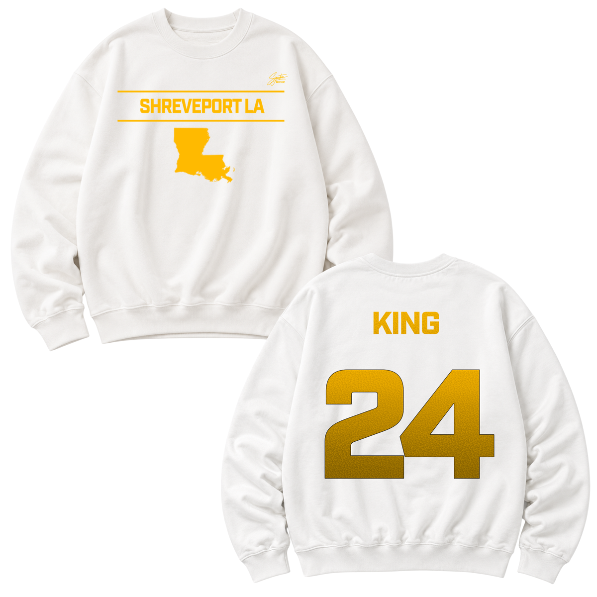 JaTreyviel King Heavyweight Crewneck Sweatshirt