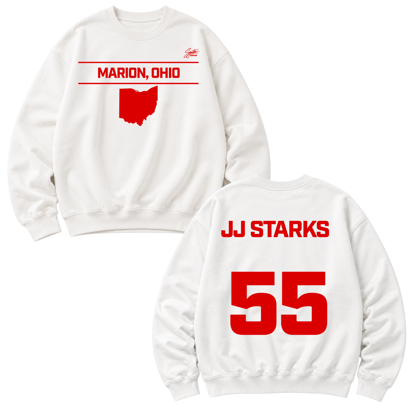 Jamarie “JJ” Starks Heavyweight Crewneck Sweatshirt