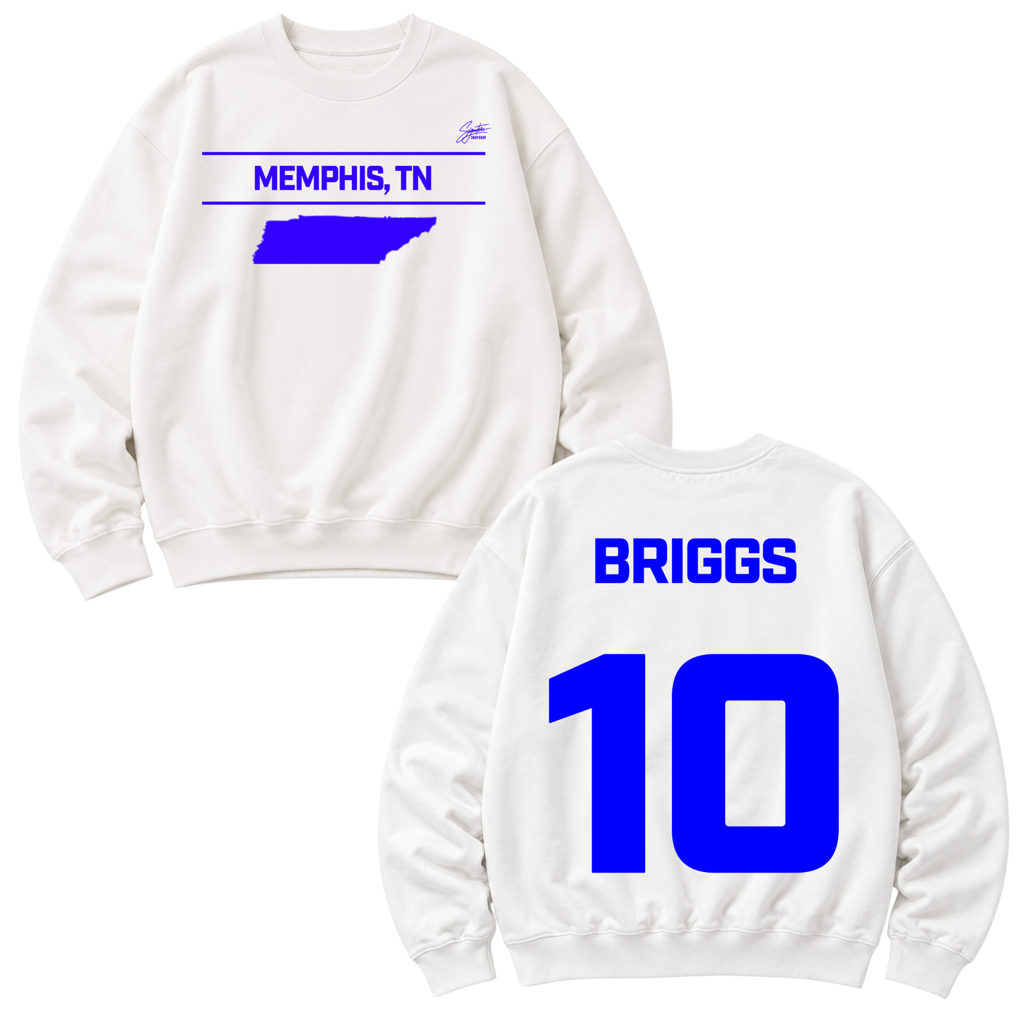 DeUndre Briggs Heavyweight Crewneck Sweatshirt