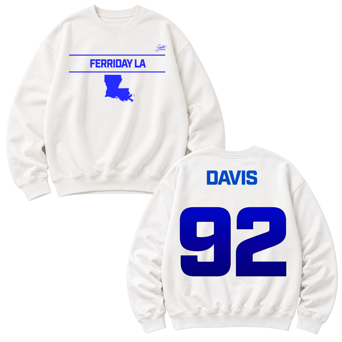 Christian Davis Heavyweight Crewneck Sweatshirt