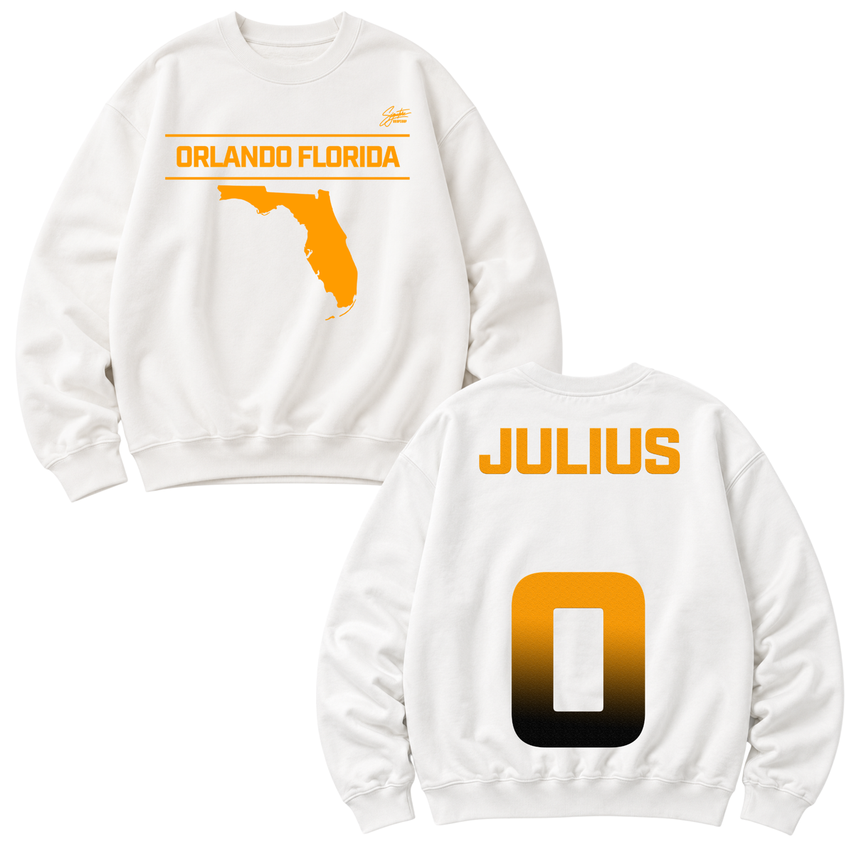 Julius Laster Jr Heavyweight Crewneck Sweatshirt