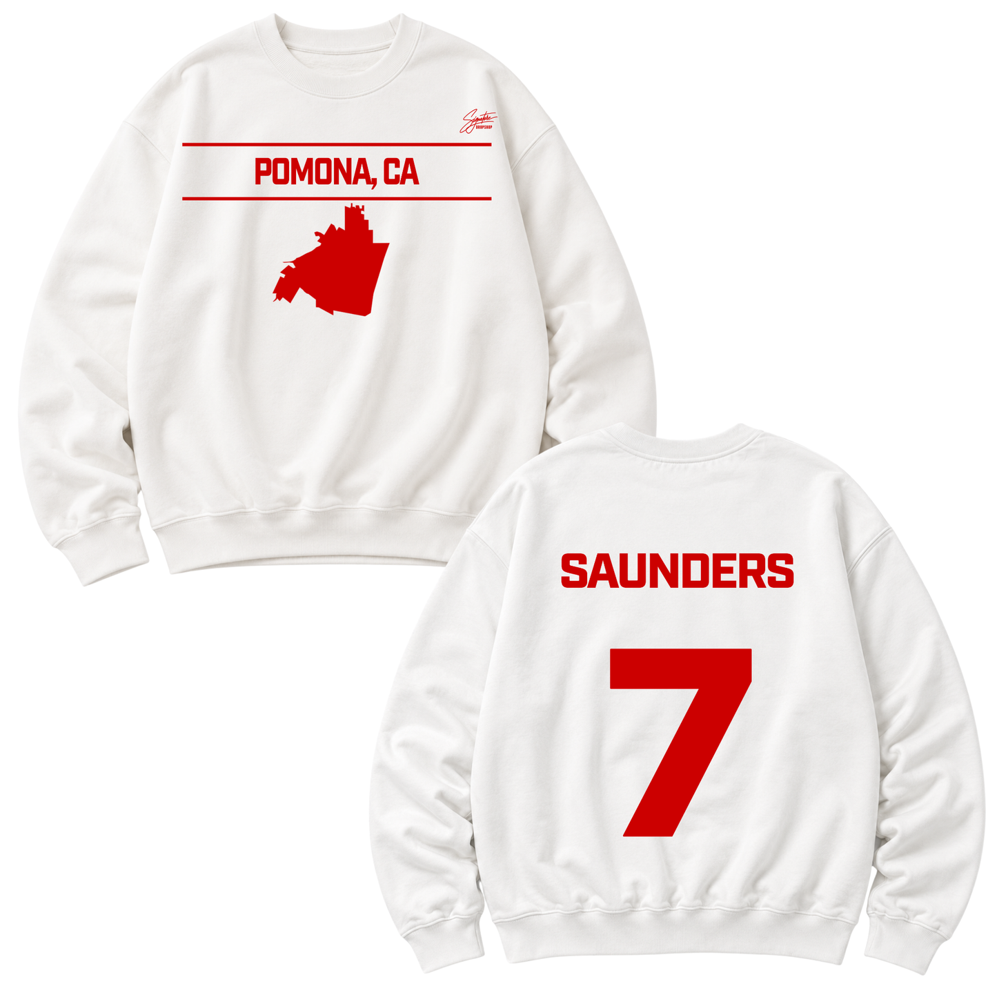 Augus Saunders Heavyweight Crewneck Sweatshirt