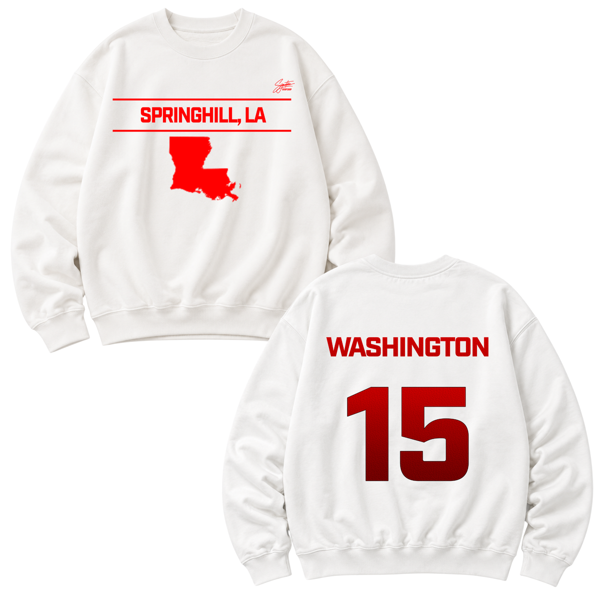 Jeremiah Washington Heavyweight Crewneck Sweatshirt