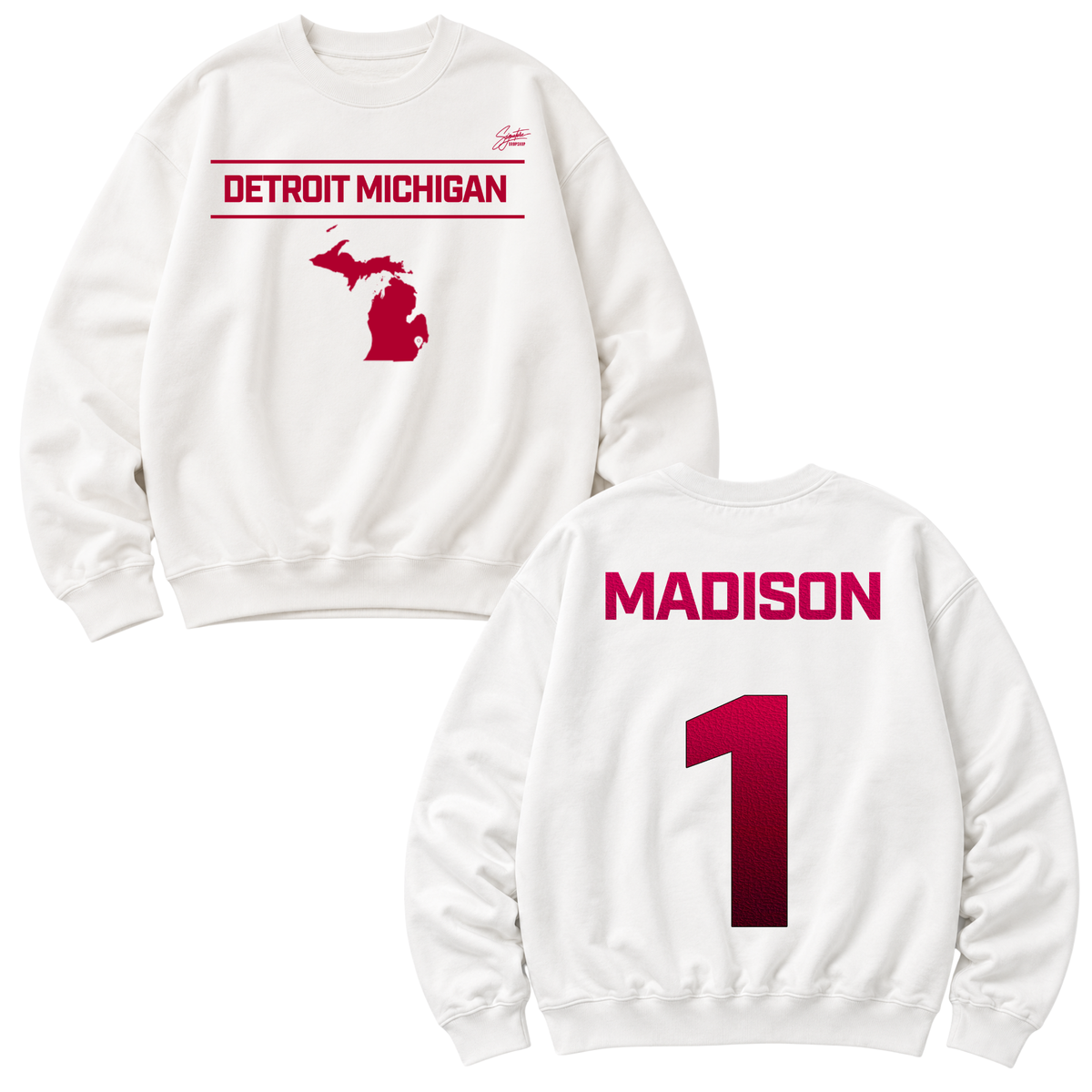 Al’naijah Madison Heavyweight Crewneck Sweatshirt
