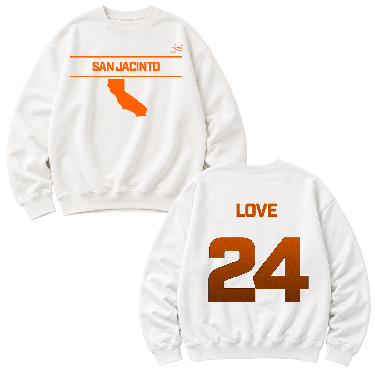 Daevon love Heavyweight Crewneck Sweatshirt