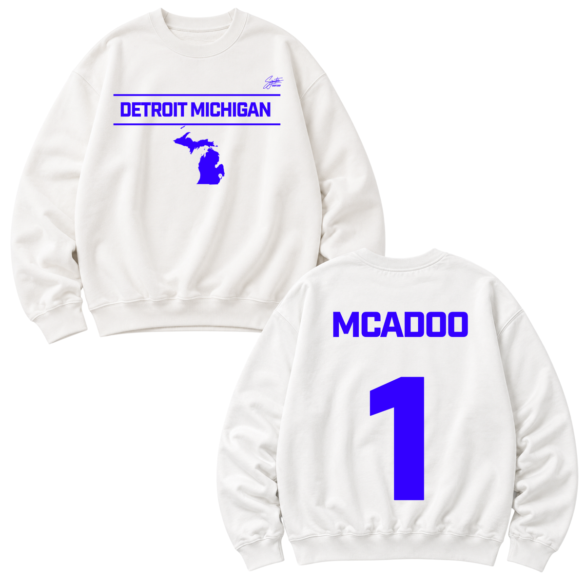 Azir McAdoo Heavyweight Crewneck Sweatshirt