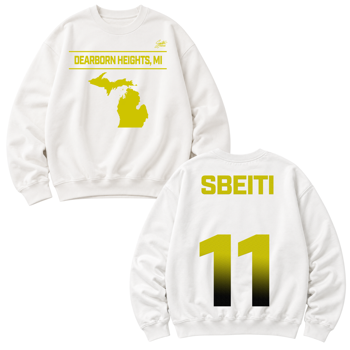 Hussein Sbeiti  Heavyweight Crewneck Sweatshirt