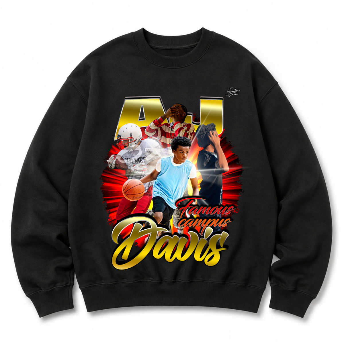 Aj Davis Heavyweight Crewneck Sweatshirt
