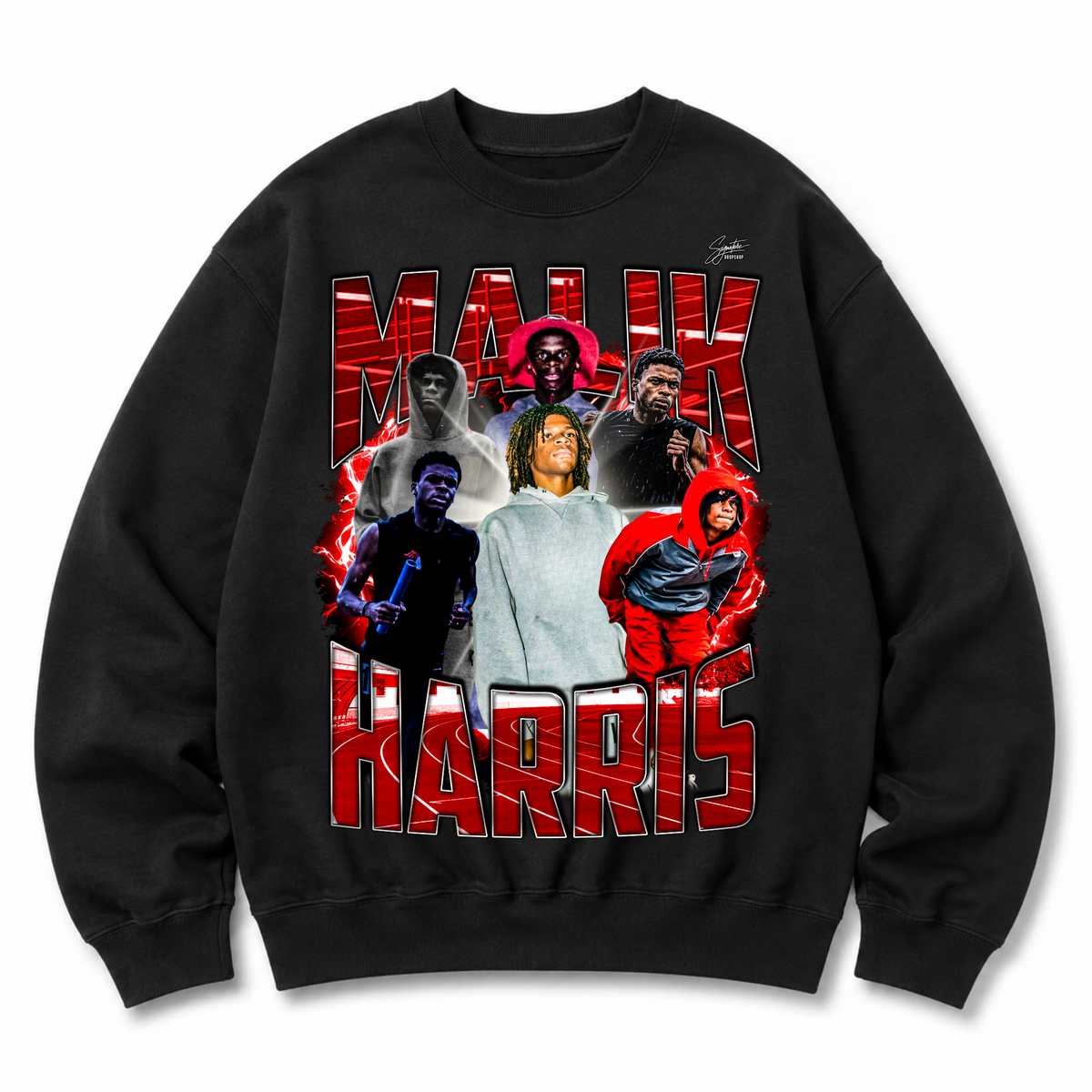 Malik Harris Heavyweight Crewneck Sweatshirt