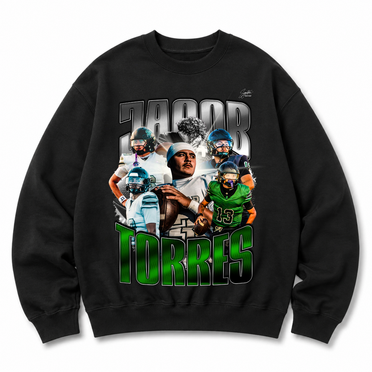 Jacob Torres Heavyweight Crewneck Sweatshirt
