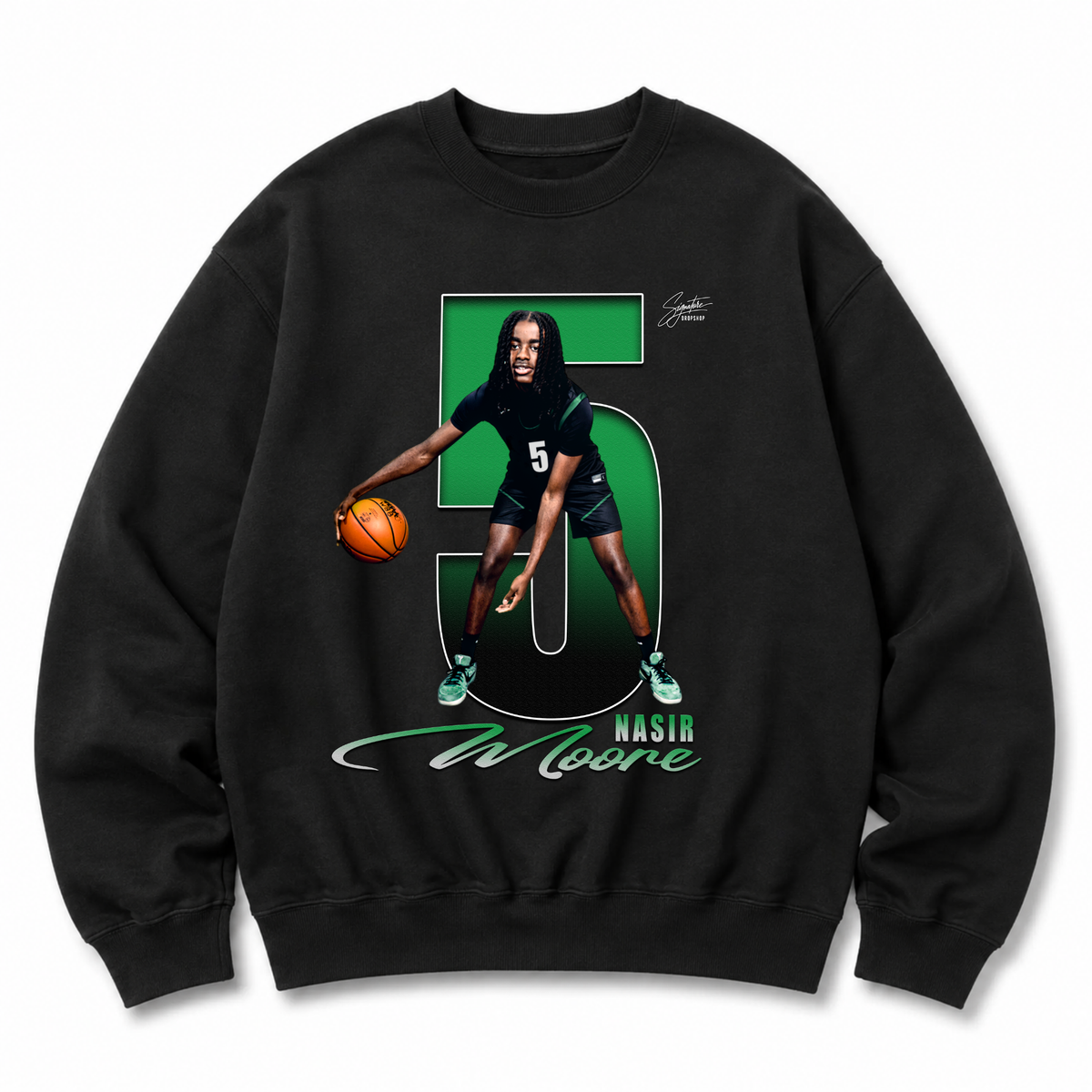 Nasir Moore Heavyweight Crewneck Sweatshirt
