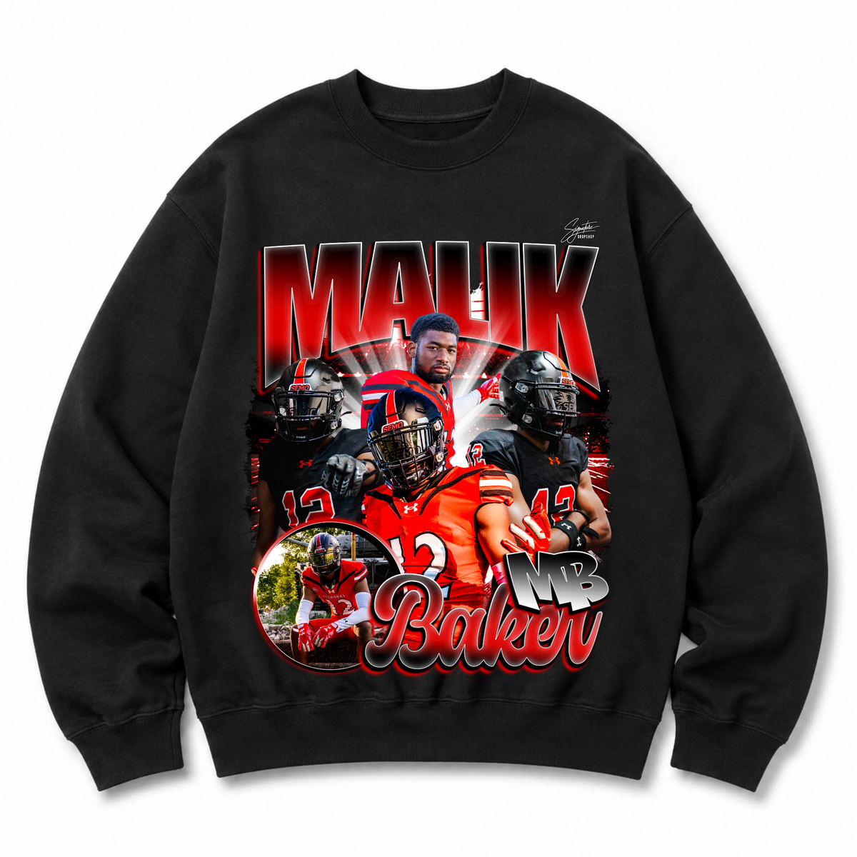Malik Baker Heavyweight Crewneck Sweatshirt
